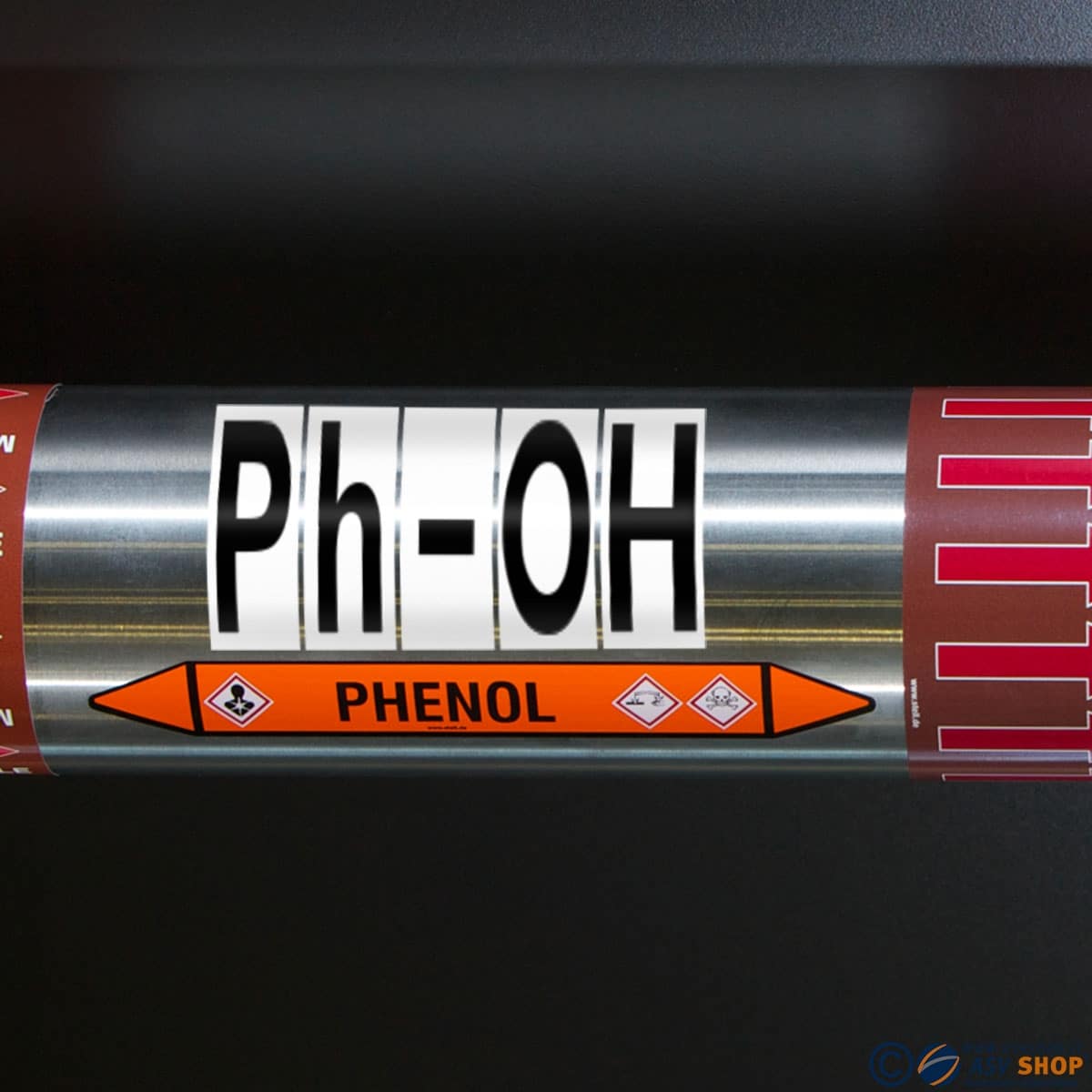 Lettere e numeri adesivi da 80 mm