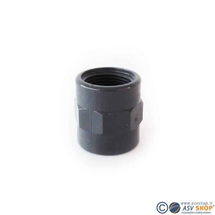 Manicotto filettato femmina in PVC-U - immagine 2