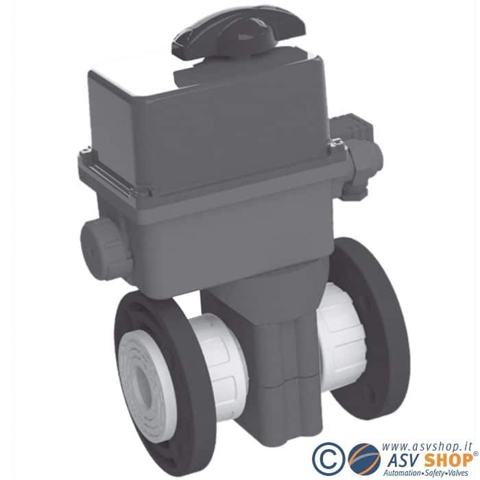 Valvola COMPACT 10 PP con servomotore elettrico