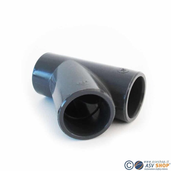 Tee 45° in PVC-U - immagine 2