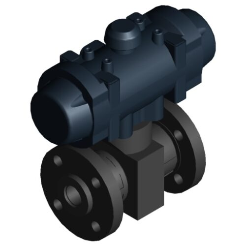 Valvola a sfera C10 in PVC Pneumatica