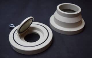 Valvola a clapet in plastica