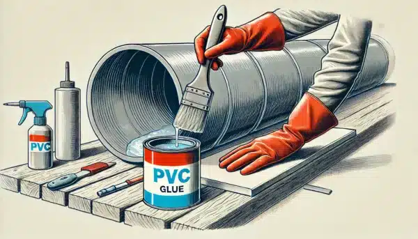 usare colla sul PVC