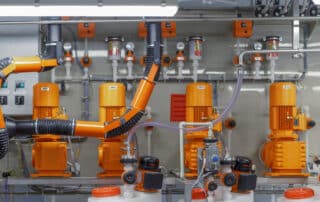 Impianto di dosaggio in PVDF