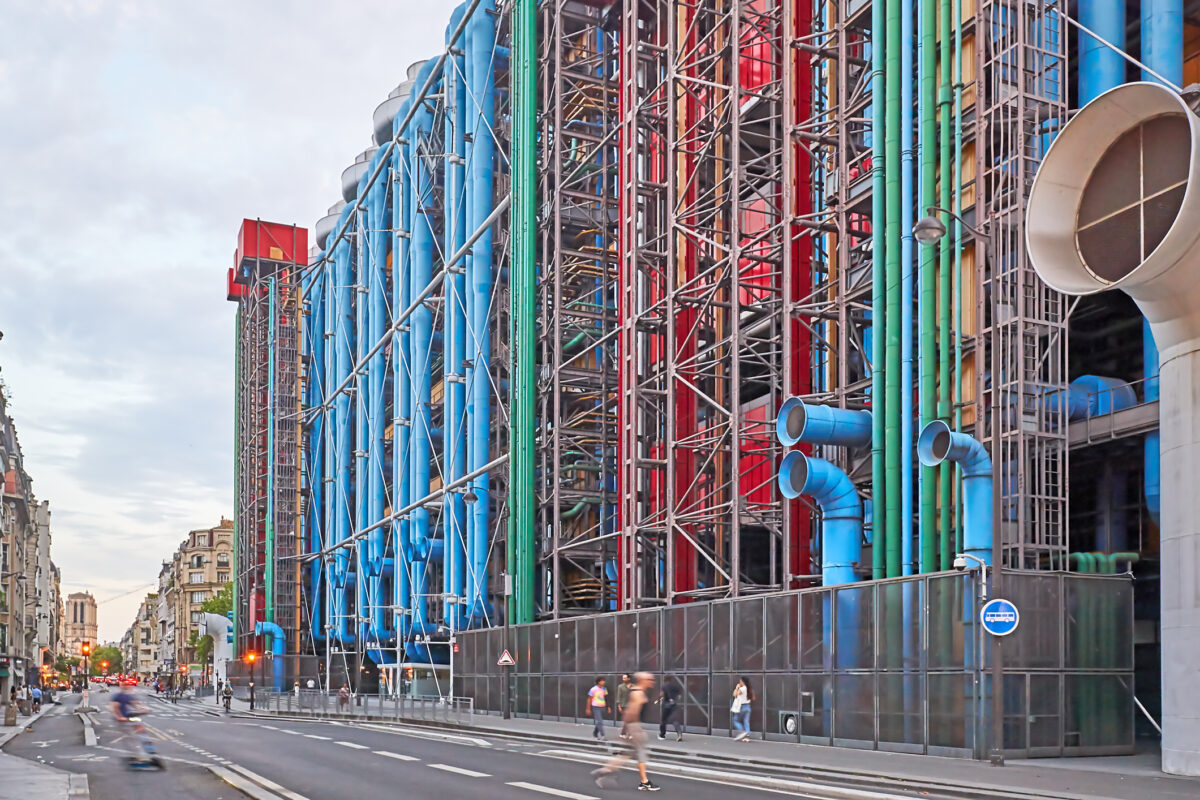 Center Pompidou tubi colorati